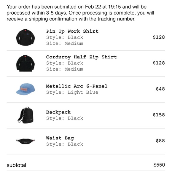 Supreme Metallic Arc 6-Panel Hat - Picture 3 of 3